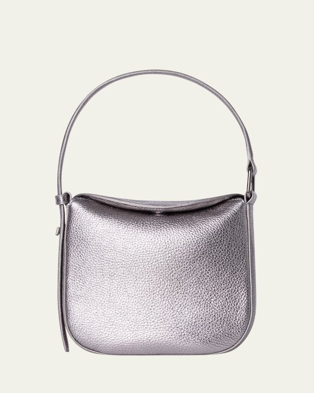 Anna Mini Leather Hobo Bag